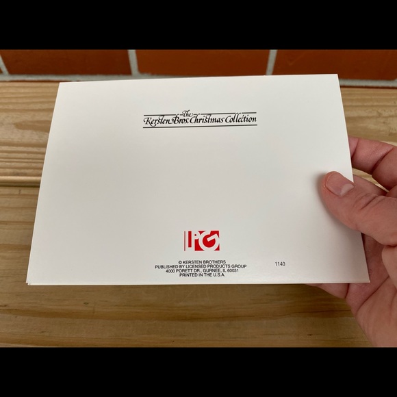 Kersten Brothers Holiday Santa Claus And Reindeer Playing Golf Kersten Brothers Vintage